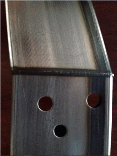 TV后殼和底座激光焊接樣品